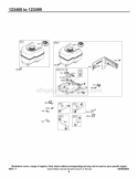 Fuel Tank Group Diagram and Parts List for 123435-0168-E1  Briggs and Stratton Engine